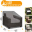 Fundas impermeables sillas patio 2 pzas resistentes UV