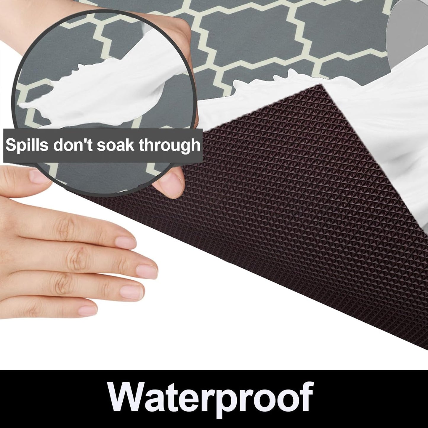 Tapete impermeable para fregadero antiderrap duradero