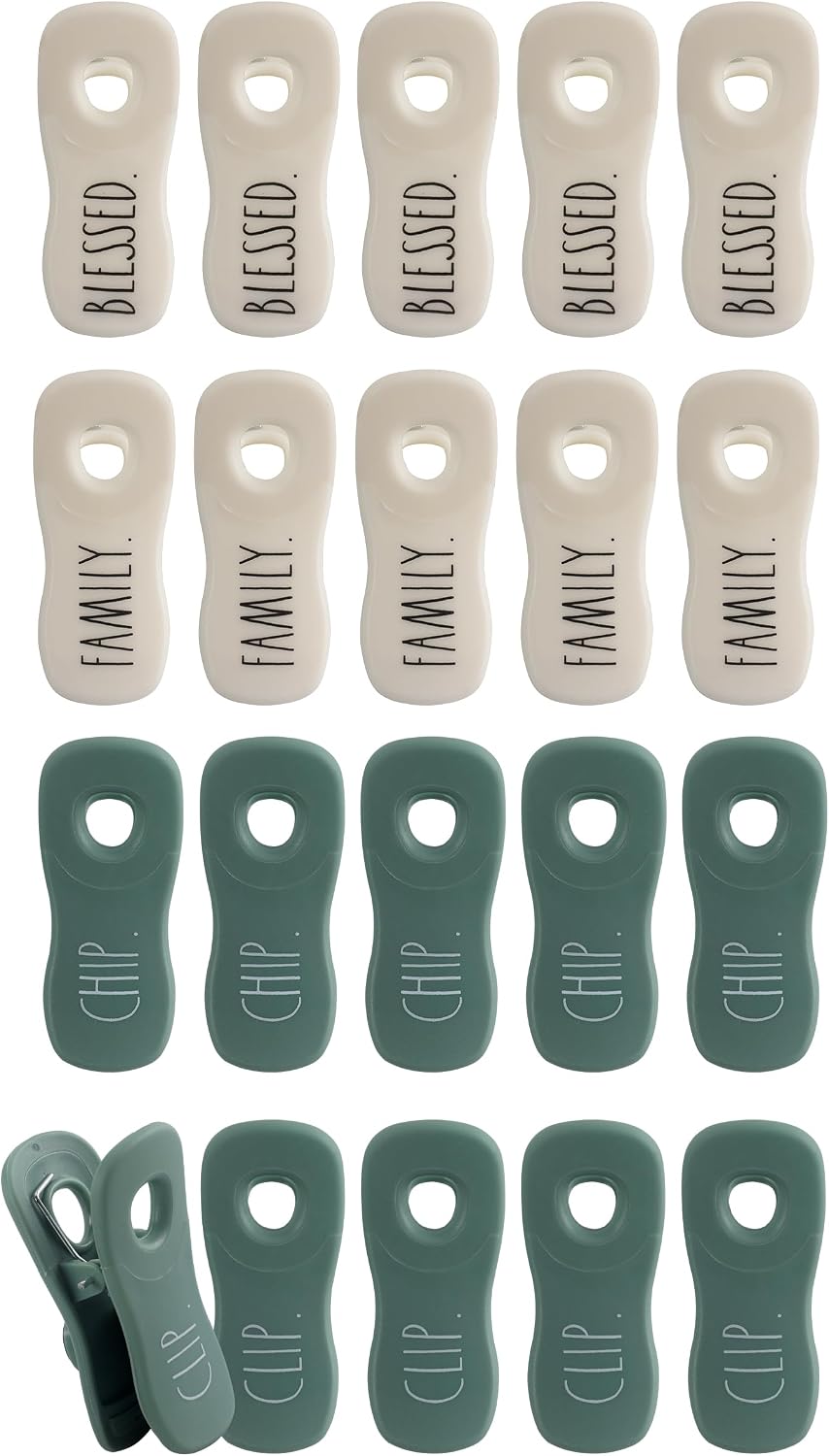 Clips para bolsas con imán sellado hermético