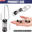 Clips bandera acero inox para halyardas antenas luces popa