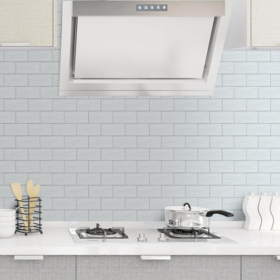 Azulejos acero inox 3x6pulg para paredes cocina baño pack 4