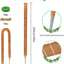 2 Postes Musgo Coco 39pulg para Trepar Plantas Interior