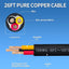 Cable 10AWG-3C 26 ft 600V para motor luces cargadores