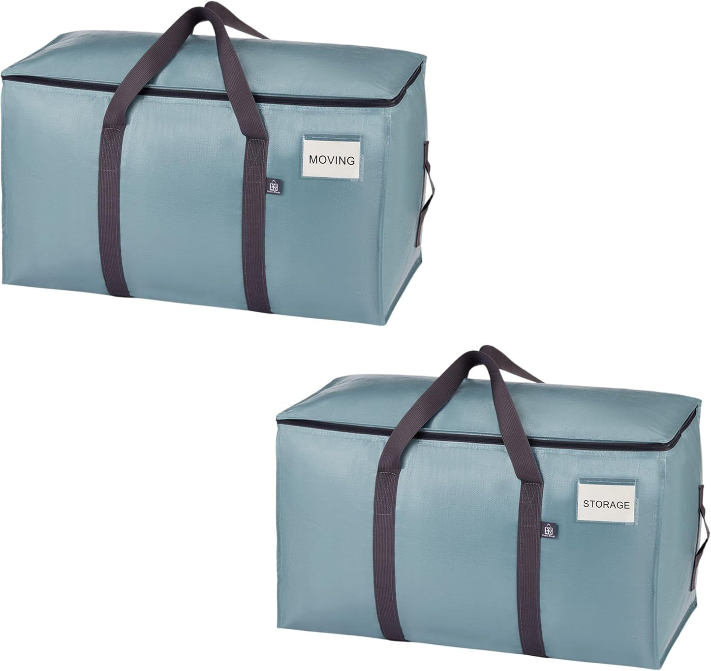 2 Pzas Bolsas Mudanza 90L 50lb Asas Cremalleras