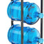 Soporte jarra 5 galones con estante 4 niveles