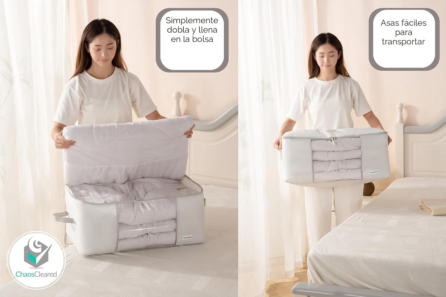 Bolsa plegable para edredones King/Queen 24x14x11"