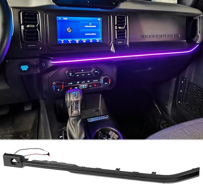 Tira luz LED neón para consola Ford Bronco 21-24
