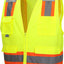 Chaleco seguridad visibilidad alta 6 bolsillos 4XL