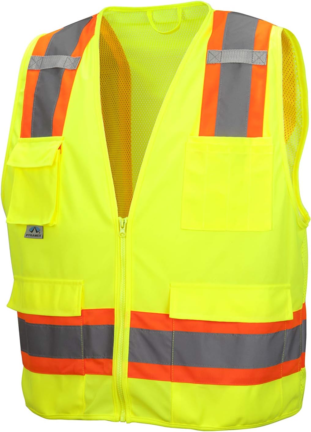 Chaleco seguridad visibilidad alta 6 bolsillos 4XL