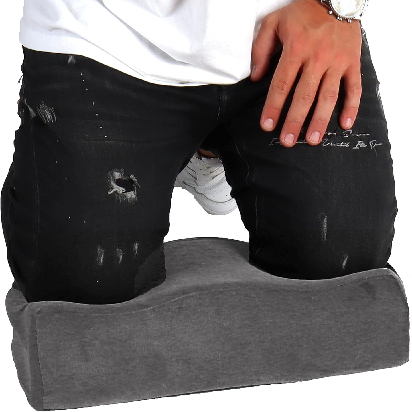 Rodillera espuma viscoelástica gruesa para mecánica y yoga