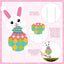 9 Letreros Pascua patio con estacas huevo
