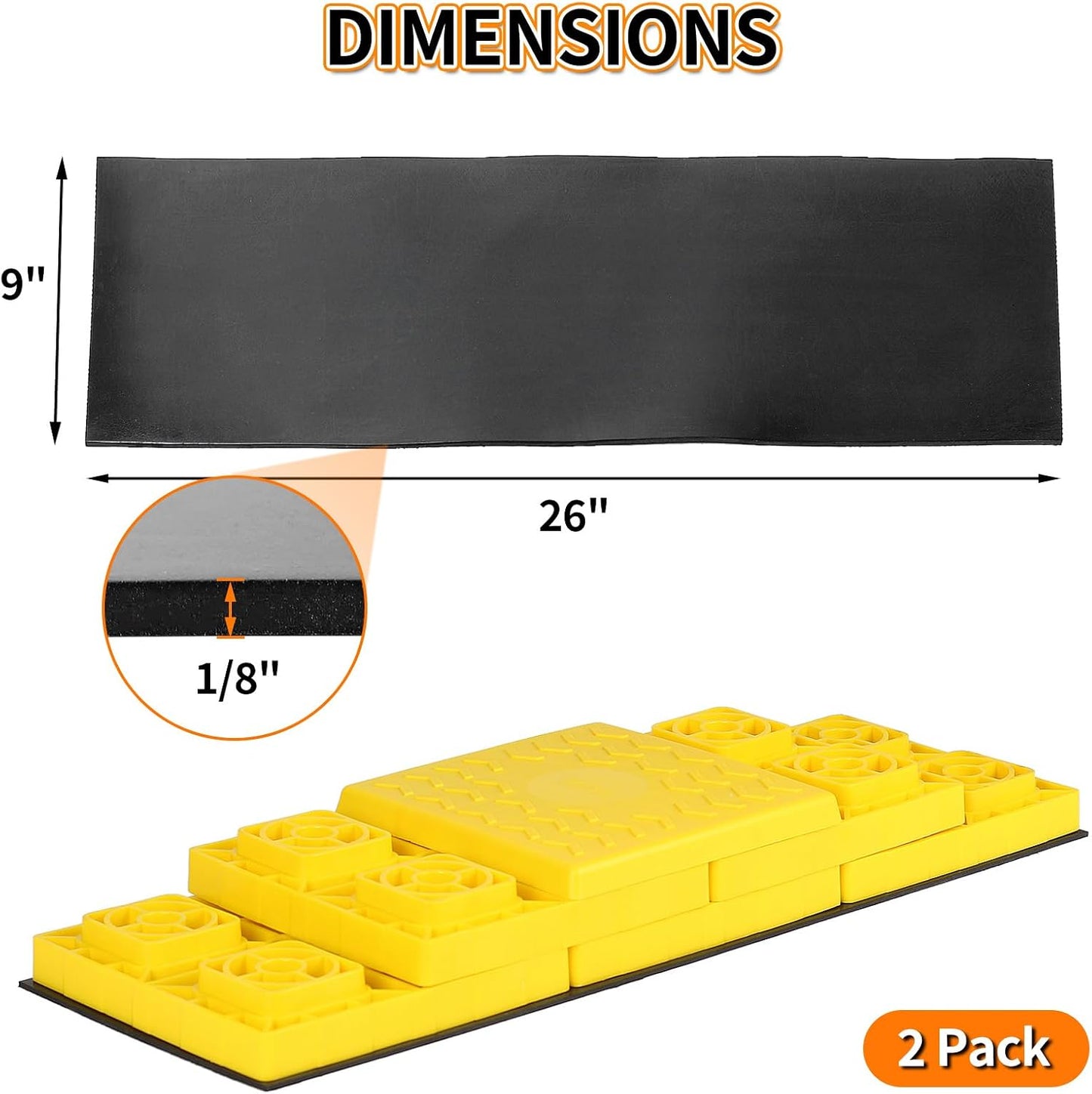 Alfombrilla antiderrap RV 26x9 pack 2