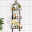 Organizador ducha 3 niveles 11.9x4.84x36.2pulg negro
