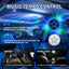 Luces techo automóvil LED control voz USB 6 modos
