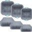 Set 3 Moldes Silicona Cuadrados Antiadherentes para Hornear