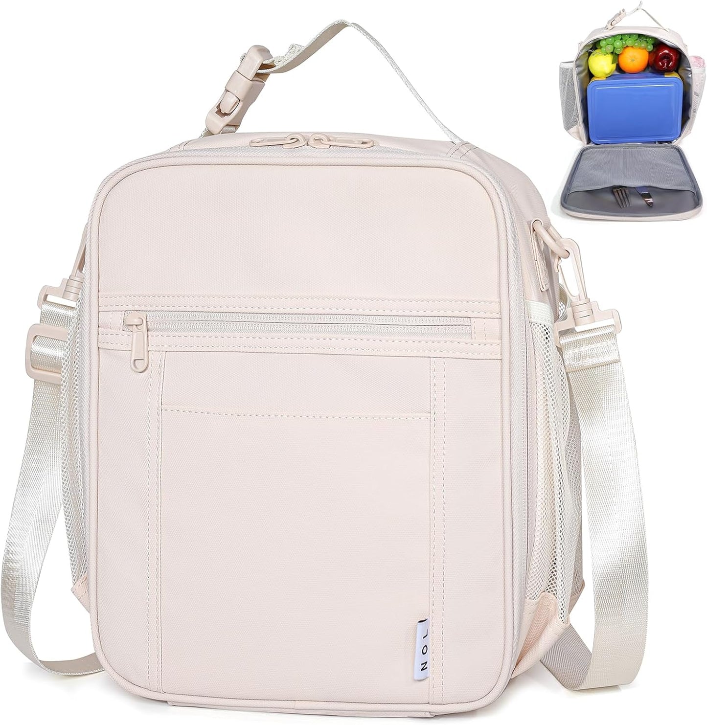 Bolsa almuerzo nylon niños impermeable con enfriador