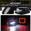 Luces traseras halo ahumado reemplazo Wrangler TJ YJ 76-06