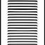 Rejilla aire retorno acero estampado plano 6x26ft blanca