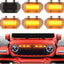 Luces LED ámbar para Jeep Wrangler JL JLU Sport 6en1