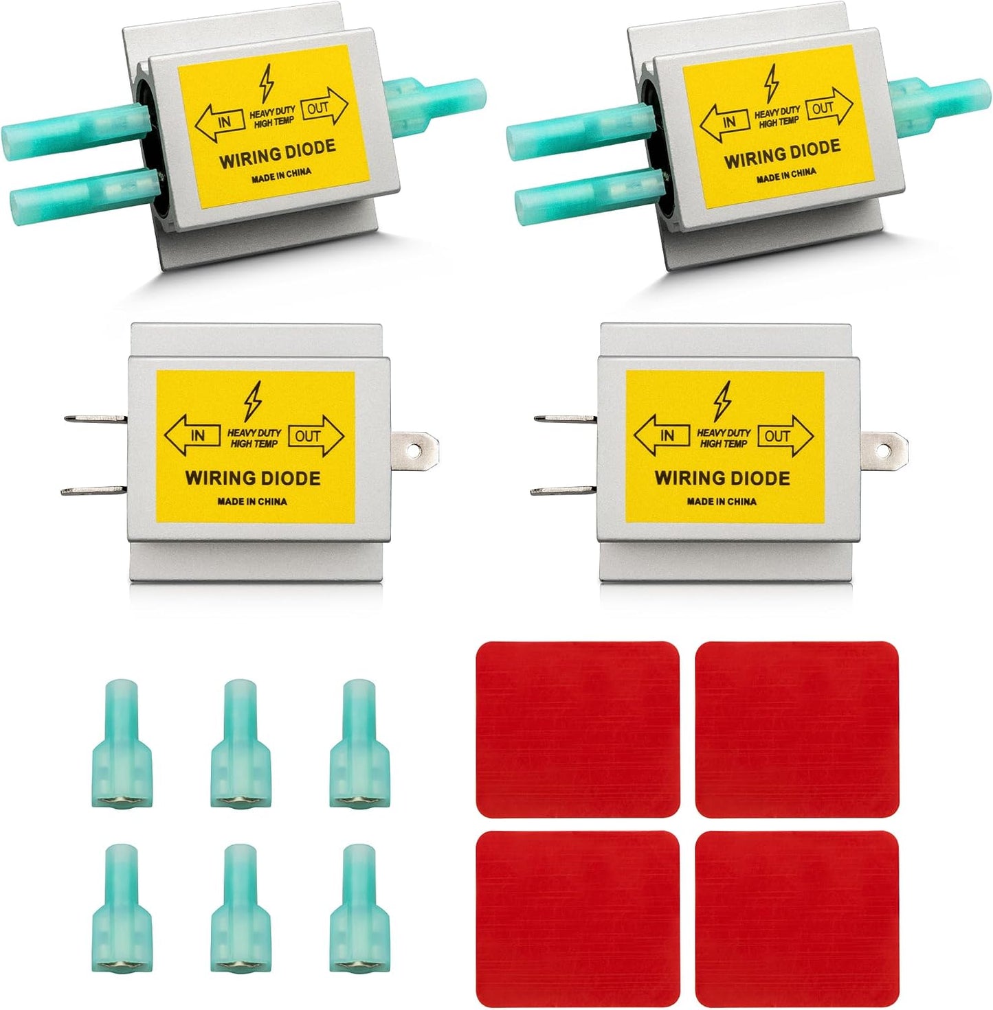 Kit diodos luz remolque 2 entradas 1 salida pala