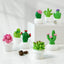 Imanes cactus 3D para nevera oficina cocina 12uds