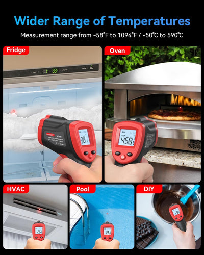 Termómetro infrarrojo sin contacto para cocina BBQ