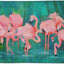 Tapete baño flamenco 24x16pulg color rosa antideslizante