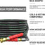 Manguera 3/8pulg 25ft 4800PSI con adaptadores
