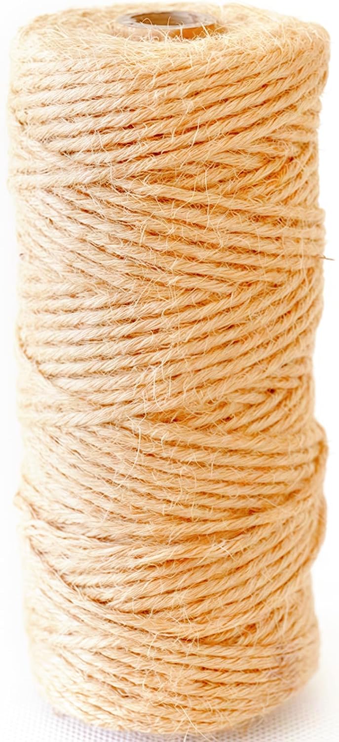 Cuerda yute 0.118pulg 328ft para ganchillo decoración