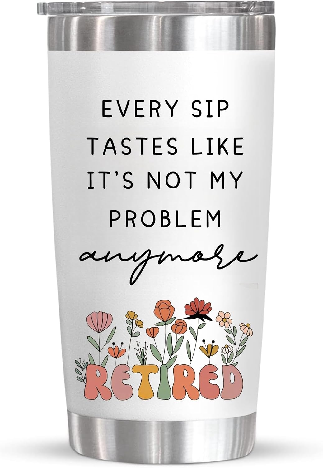 Vaso regalo jubilación para hombres y mujeres 20oz
