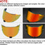 Visera tintada KYT R2R rojo oscuro UV400 impacto