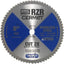 Hoja sierra circular 8pulg 70T acero inox