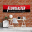 Cartel carreras coches comp Flowmaster para garaje hombre