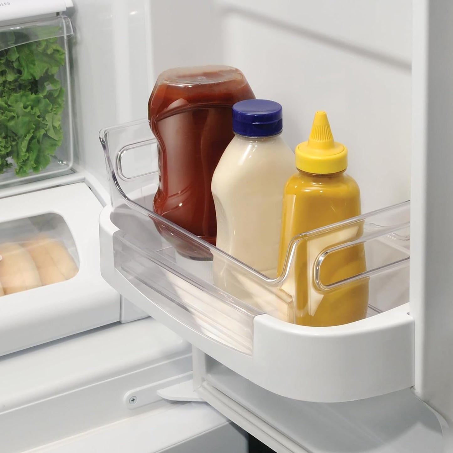 Organiz. condimentos plástico con asas set 2 transparente