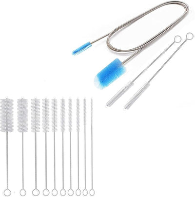 Cepillo drenaje flexible 67pulg limpiador nailon 8-10