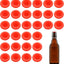 30 Juntas Silicona Botella Abatible Tapa Sellado Rojo