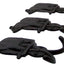Ganchos hierro fundido doble pared set 3 5.25pulg