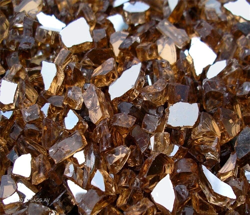 Vidrio ignífugo reflectante 10lb color cobre