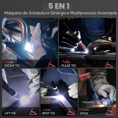Soldador TIG iControl 205P con APP 5en1 120/240V