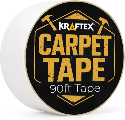 Cinta adhesiva doble cara para alfombras 90ft 1.88pulg