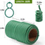 24m lazos verdes para plantas 20 pzas clips jardinería