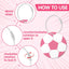 Juego 12 etiquetas equipaje con anillo metal 2.75pulg llavero PVC