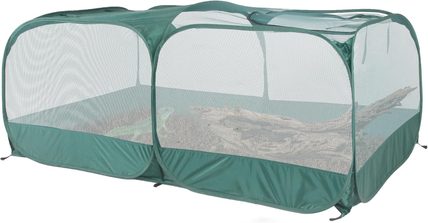 Corralito plegable para mascotas malla transpirable 2M