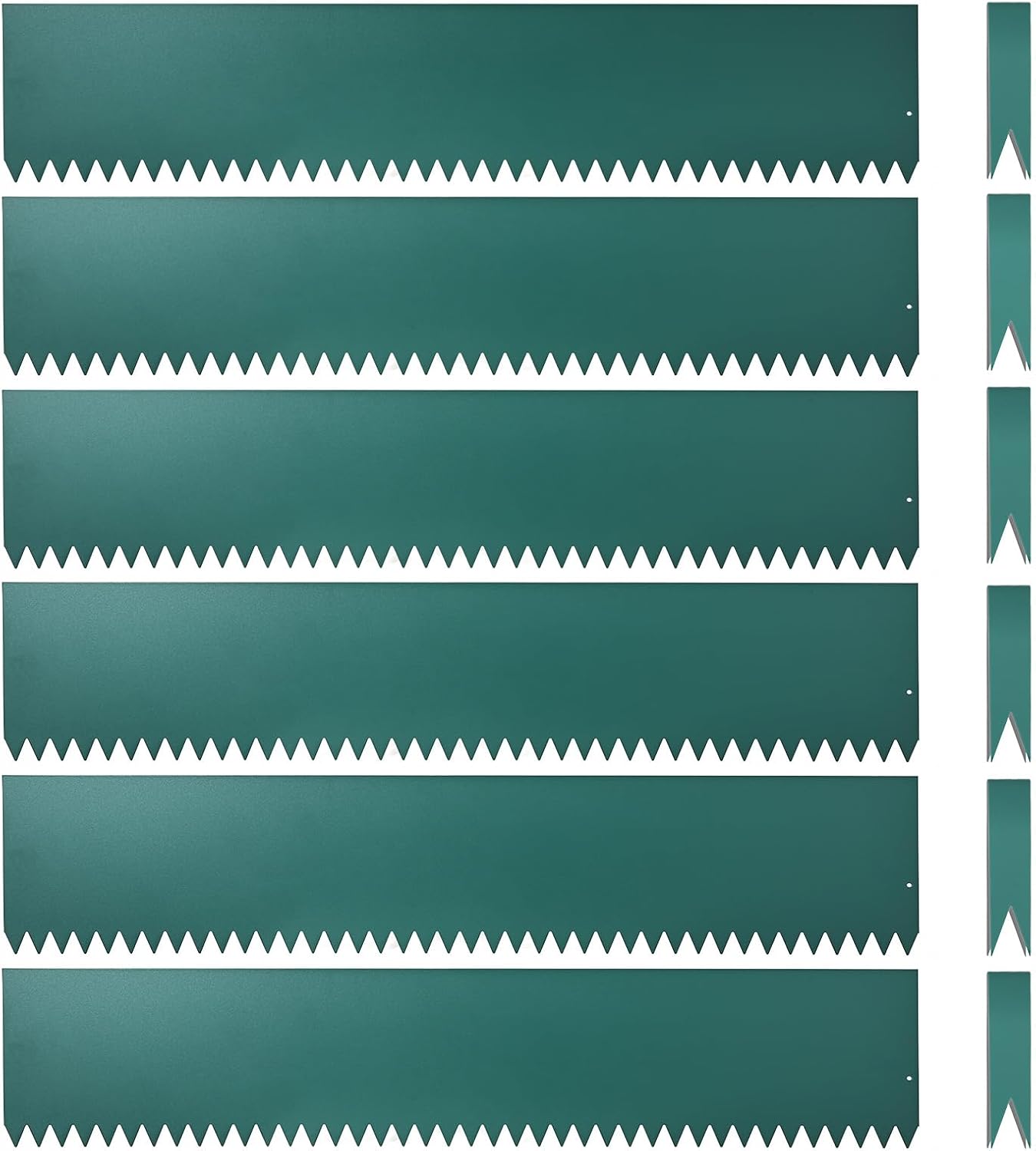 Kit bordes paisaje acero galvanizado 8pulg clips
