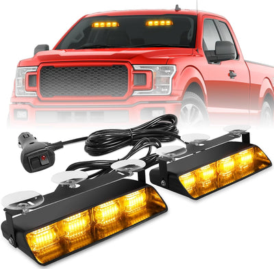 Luces estroboscópicas ámbar para salpicadero camión