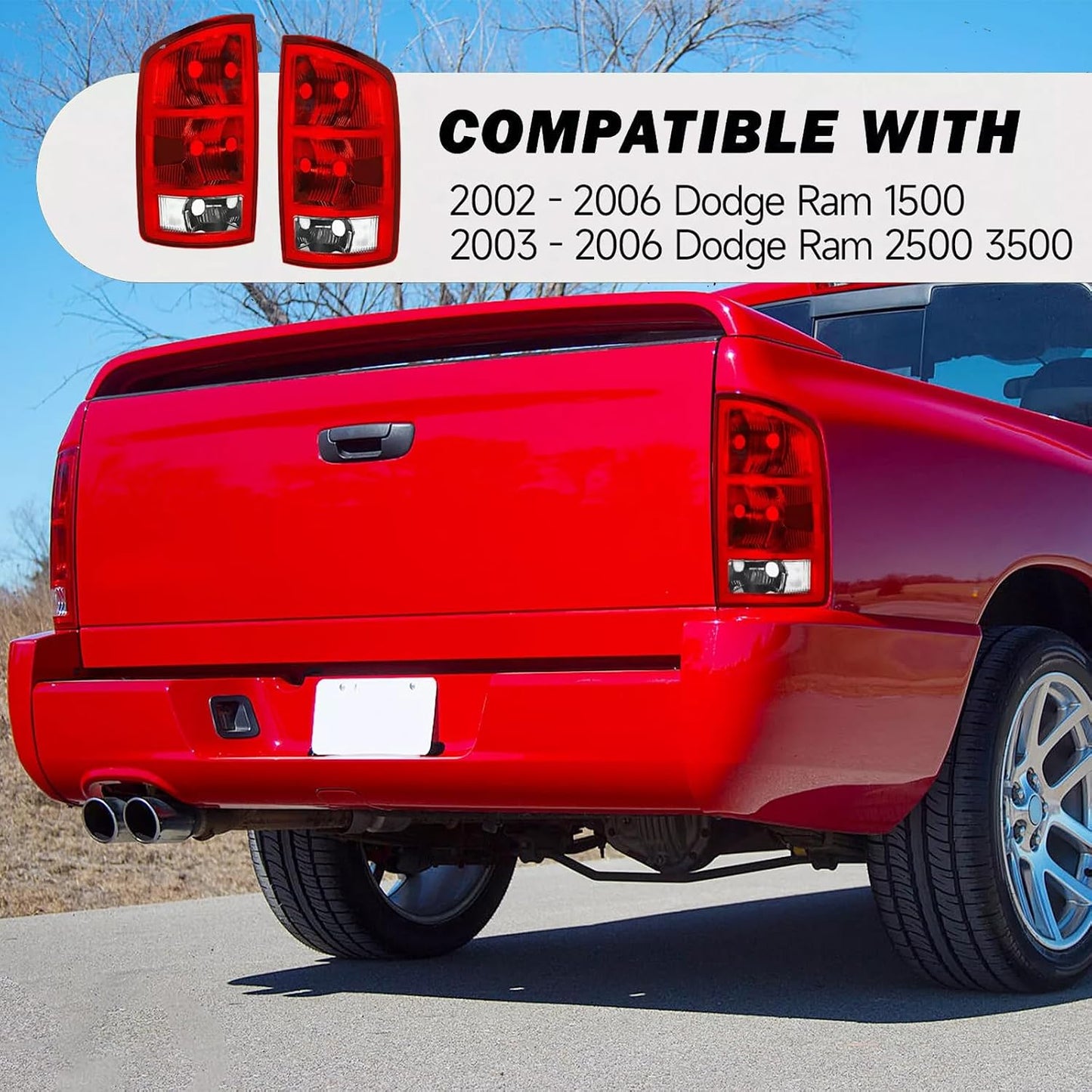 Luces traseras Dodge Ram 1500 2500 3500