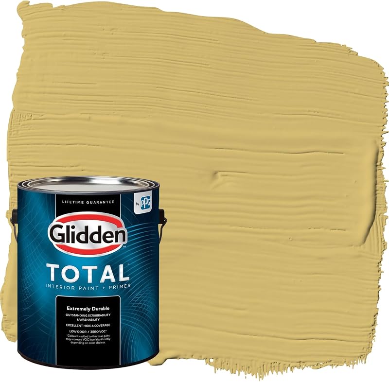 Pintura todo en uno interiores mostaza picante 1gal