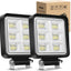 Luces LED cuadradas tractor 4" 48LED para camiones y 4x4