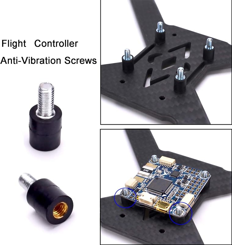 Soporte espaciador M3 F3 F4 ajustable antivibrante control vuelo