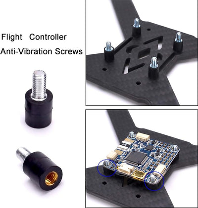 Soporte espaciador M3 F3 F4 ajustable antivibrante control vuelo